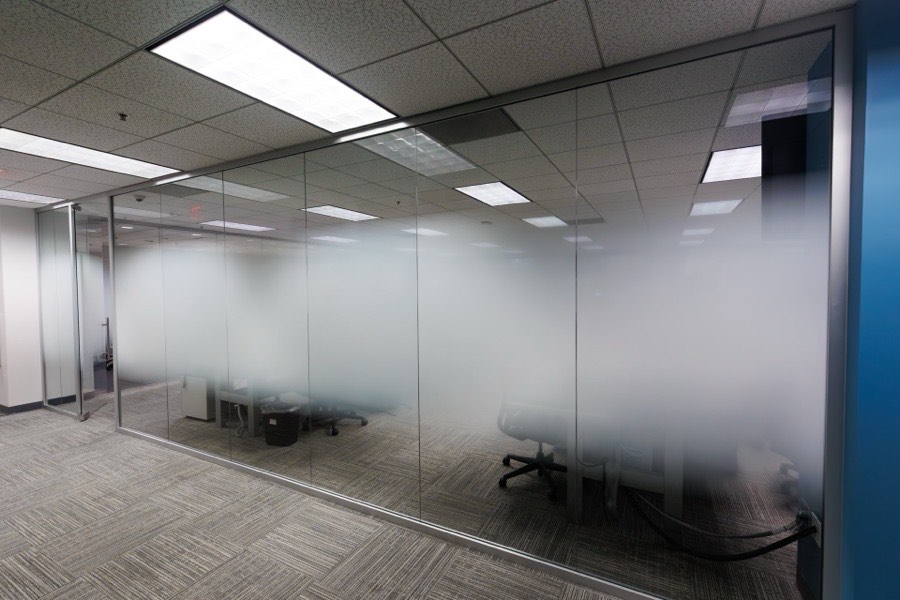 Frosted glass conference room — NLP Logix