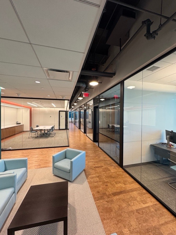 Interior office glass front — Mayo Clinic